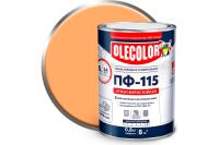 Эмаль ПФ-115 OLECOLOR 0,8кг кремовый