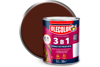 Грунт-эмаль по ржавчине OLECOLOR шоколадный 2кг