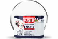 Эмаль ПФ-115 OLECOLOR 0,5кг белая