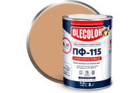 Эмаль ПФ-115 OLECOLOR 0,8кг бежевый