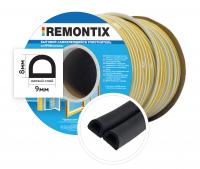 Уплотнитель-Remontix-D100-черный-(1уп=100м)