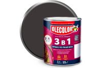 Грунт-эмаль по ржавчине OLECOLOR черный 2кг