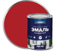 Эмаль PROREMONT ПФ115 Красная 0,9кг