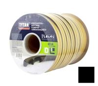 Уплотнитель-D40-TYTAN-40м-14мм-12мм-черный