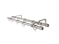 Телескоп мини-карниз Сатин 2-р__вид сбоку