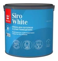 Краска TIKKURILA SIRO WHITE для потолка 2,7л