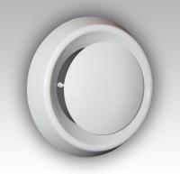 Анемостат приточно-вытяжной , регулируемый с фланцем АБС D100