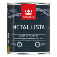 Эмаль Tikkurila METALLISTA серебристая