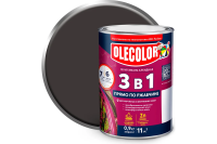 Грунт-эмаль по ржавчине OLECOLOR черный 0,9кг
