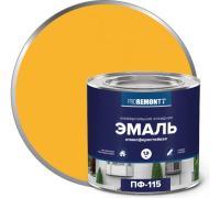 Эмаль PROREMONT ПФ115 Желтая 1,9кг