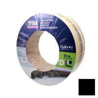 Уплотнитель-D50-TYTAN-50м-21мм-15мм-черный