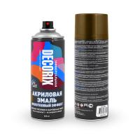 Краска аэроз. DECORIX молотковый эффект бронза 520мл