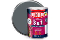 Грунт-эмаль по ржавчине OLECOLOR серый 0,9кг