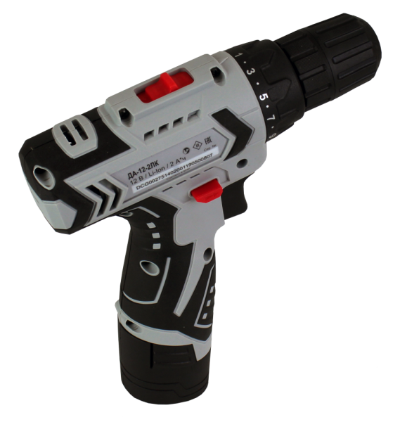 Дрель-шуруповерт аккумуляторная Ресанта ДА-12-2ЛК_1