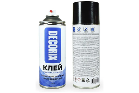 Клей универсальный аэрозольный DECORIX 520мл