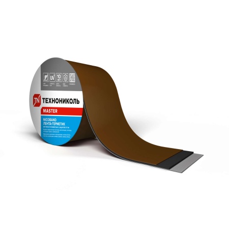Лента NICOBAND 10смх3м самокл., герметизирующая, коричневая_01