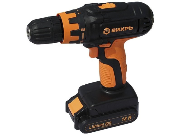 Дрель-шуруповерт аккумуляторная Вихрь ДА-18Л-2К _2