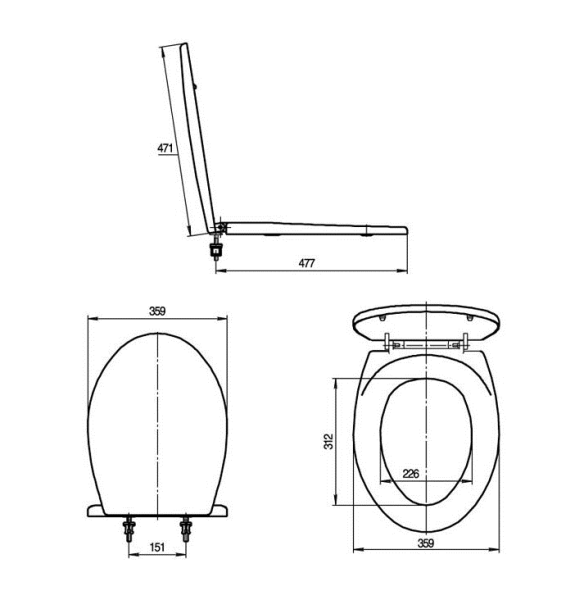 Сиденье для унитаза Элисса_2